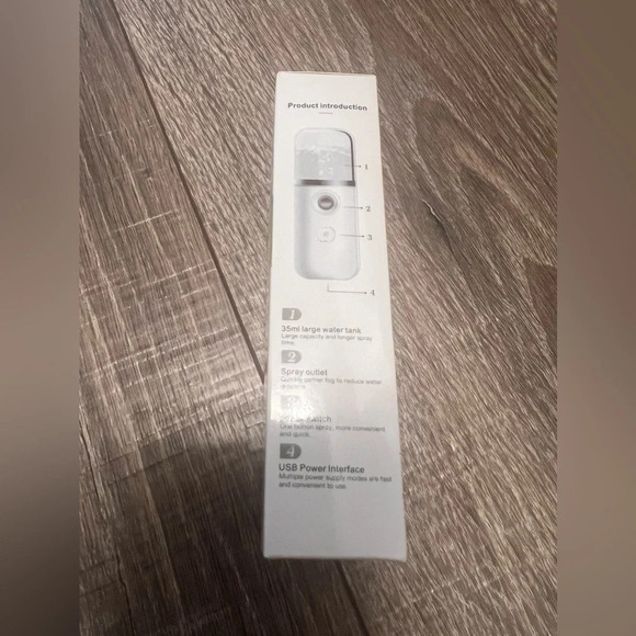 Face Hydration Sprayer USB Nano Facial Mister Handy Cool Mist Spray Machine NEW! - Picture 2 of 4
